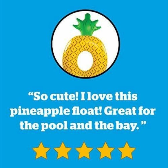 Pool Float Giant Pineapple InfIatable - Picture 3 of 9